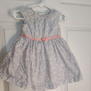 Carter's Pink and Blue Floral Dress